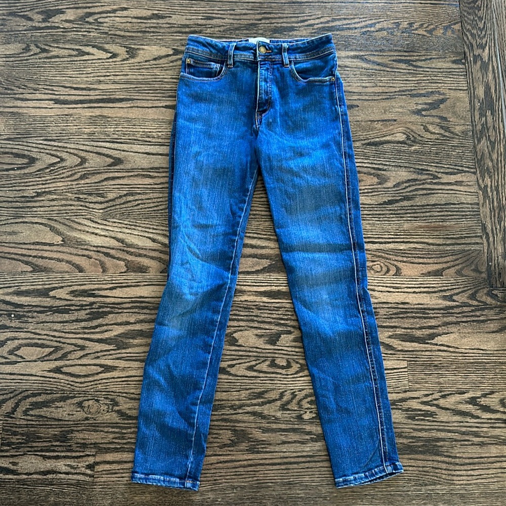 Sezane Blue Skinny Jeans